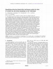 Research paper thumbnail of Quantifying urban heat island effects and human comfort for cities of variable size and urban morphology in the Netherlands