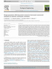 Research paper thumbnail of Design parameters affecting metals removal in horizontal constructed wetlands for domestic wastewater treatment