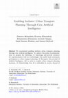 Research paper thumbnail of Enabling Inclusive Urban Transport Planning Through Civic Artificial Intelligence