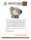 Research paper thumbnail of Early Miocene Sloth (Folivora) Remains from Pampa Castillo, Southern Chile, Including a Natural Cranial Endocast