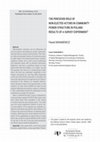 Research paper thumbnail of The Perceived Role of Non-Elected Actors in Community Power Structure in Poland: Results of a Survey Experiment