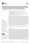 Research paper thumbnail of Increased Monocyte Production of IL-6 after Toll-like Receptor Activation in Children with Autism Spectrum Disorder (ASD) Is Associated with Repetitive and Restricted Behaviors