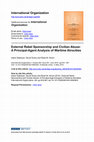 Research paper thumbnail of External Rebel Sponsorship and Civilian Abuse: A Principal-Agent Analysis of Wartime Atrocities