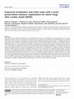 Research paper thumbnail of Improved metabolism and redox state with a novel preservation solution: implications for donor lungs after cardiac death (DCD)