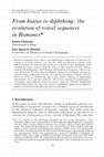 Research paper thumbnail of From hiatus to diphthong: the evolution of vowel sequences in Romance