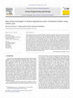 Research paper thumbnail of Role of heat exchangers in helium liquefaction cycles: Simulation studies using Collins cycle