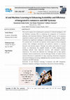 Research paper thumbnail of AI and Machine Learning in Enhancing Scalability and Efficiency of Integrated E-commerce and ERP Systems