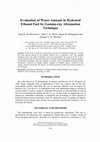 Research paper thumbnail of Evaluation of Water Amount in Hydrated Ethanol Fuel by Gamma-ray Attenuation Technique