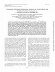 Research paper thumbnail of Truncation of Peptide Deformylase Reduces the Growth Rate and Stabilizes Solvent Production in Clostridium beijerinckii NCIMB 8052