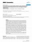 Research paper thumbnail of A novel firmicute protein family related to the actinobacterial resuscitation-promoting factors by non-orthologous domain displacement