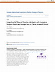 Research paper thumbnail of Integrating Half Rates of Dicamba and Atrazine with Increasing Sorghum Density and Nitrogen Rate for Palmer Amaranth Control