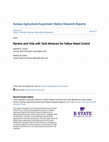 Research paper thumbnail of Reviton and Vida with Tank Mixtures for Fallow Weed Control