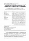 Research paper thumbnail of Analysis the Effect of Control Factors Optimization on the Threshold Voltage of 18 nm PMOS Using L27 Taguchi Method