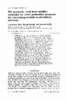 Research paper thumbnail of The geometric vocal tract variables controlled for vowel production: proposals for constraining acoustic-to-articulatory inversion