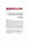 Research paper thumbnail of Women's Experience of Domestic Violence: A Phenomenological Study (Case study: Women Living in the Informal Settlement of Al-Timur, Mashhad