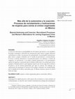 Research paper thumbnail of Más allá de la autonomía y la coacción. Procesos de reclutamiento y motivaciones de mujeres para unirse al crimen organizado en México