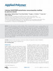 Research paper thumbnail of Cellulose NANOFIBER‐polyethylene nanocomposites modified by polyvinyl alcohol