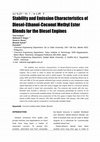 Research paper thumbnail of Stability and Emission Characteristics of Diesel-Ethanol-Coconut Methyl Ester Blends for the Diesel Engines