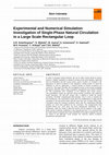 Research paper thumbnail of Experimental and Numerical Simulation Investigation of Single-Phase Natural Circulation in a Large Scale Rectangular Loop