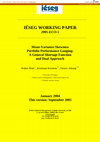 Research paper thumbnail of Mean-Variance Skewness Portfolio Performance Gauging:A General Shortage Function and Dual Approach