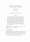 Research paper thumbnail of Benefit Function and Duality in Finite Normal Form Games