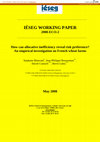 Research paper thumbnail of More evidence on technological catching-up in the manufacturing sector