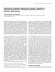 Research paper thumbnail of Electrotonic Coupling Interacts with Intrinsic Properties to Generate Synchronized Activity in Cerebellar Networks of Inhibitory Interneurons