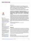 Research paper thumbnail of Inappropriate antibiotic prescribing and its determinants among outpatient children in 3 low- and middle-income countries: A multicentric community-based cohort study