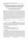 Research paper thumbnail of Income Generating Programs for the Learners of Community Learning Centers in Bangladesh: An Evaluative Study