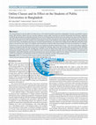 Research paper thumbnail of Online Classes and its Effect on the Students of Public Universities in Bangladesh