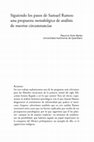 Research paper thumbnail of Siguiendo los pasos de Samuel Ramos: una propuesta metodológica de análisis de nuestras circunstancias