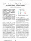 Research paper thumbnail of FD<sup>2</sup>: A directional full duplex communication system for indoor wireless networks