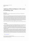 Research paper thumbnail of Applying artificial intelligence in the science & technology cycle