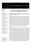 Research paper thumbnail of Prospecting inexpensive media for mass production of microbial inoculants at farmers field