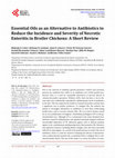 Research paper thumbnail of Essential Oils as an Alternative to Antibiotics to Reduce the Incidence and Severity of Necrotic Enteritis in Broiler Chickens: A Short Review