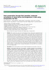 Research paper thumbnail of Host conservation through their parasites: molecular surveillance of vector-borne microorganisms in bats using ectoparasitic bat flies