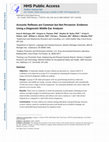 Research paper thumbnail of Acoustic reflexes are common but not pervasive: evidence using a diagnostic middle ear analyser