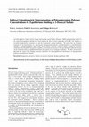 Research paper thumbnail of Indirect Potentiometric Determination of Polyquaternium Polymer Concentrations by Equilibrium Binding to 1-Dodecyl Sulfate