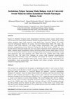 Research paper thumbnail of Kebolehan Pelajar Sarjana Muda Bahasa Arab di Universiti Awam Malaysia dalam Kemahiran Menulis Karangan Bahasa Arab