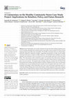 Research paper thumbnail of A Commentary on the Healthy Community Stores Case Study Project: Implications for Retailers, Policy, and Future Research