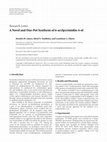 Research paper thumbnail of A Novel and One-Pot Synthesis of 6-arylpyrimidin-4-ol