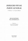 Research paper thumbnail of Derecho Penal Parte General de Kindhäuser/Zimmermann (traducción)