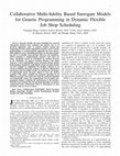 Research paper thumbnail of Collaborative Multifidelity-Based Surrogate Models for Genetic Programming in Dynamic Flexible Job Shop Scheduling