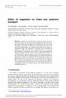 Research paper thumbnail of Effect of vegetation on flows and sediment transport