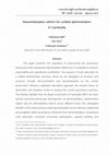 Research paper thumbnail of Decentralization reform for unified administration in Cambodia