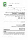 Research paper thumbnail of Effect of Planting Techniques and Nutrient Management Options on Crop Productivity and Soil Health of Wet Rice (Oryza sativa L) in Typic Ustochrept Soils