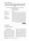 Research paper thumbnail of Analysis of the Impact of Regulatory Change, Law Enforcement Effectiveness, and Bureaucratic Accountability on Public Service Quality