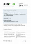 Research paper thumbnail of The Intergenerational Transmission of Cognitive and Noncognitive Abilities