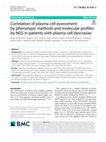 Research paper thumbnail of Correlation of Plasma Cell Assessment by Phenotypic Methods and Molecular Profiles by NGS in Patients With Plasma Cell Dyscrasias