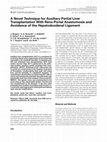 Research paper thumbnail of A Novel Technique for Auxiliary Partial Liver Transplantation With Reno-Portal Anastomosis and Avoidance of the Hepatoduodenal Ligament